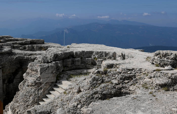 ex forte italiano di Cima Verena a Mezzaselva di Roana, Altopiano di Asiago