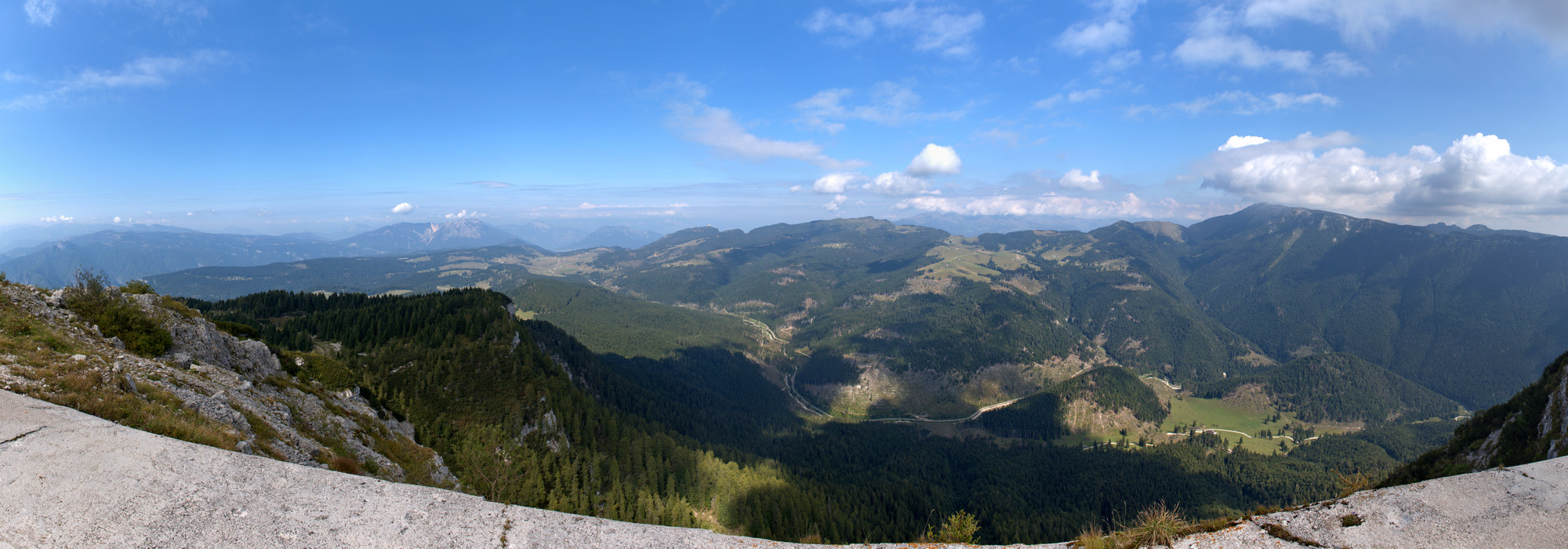 ex Forte di Cima Verena - fotografia panoramica