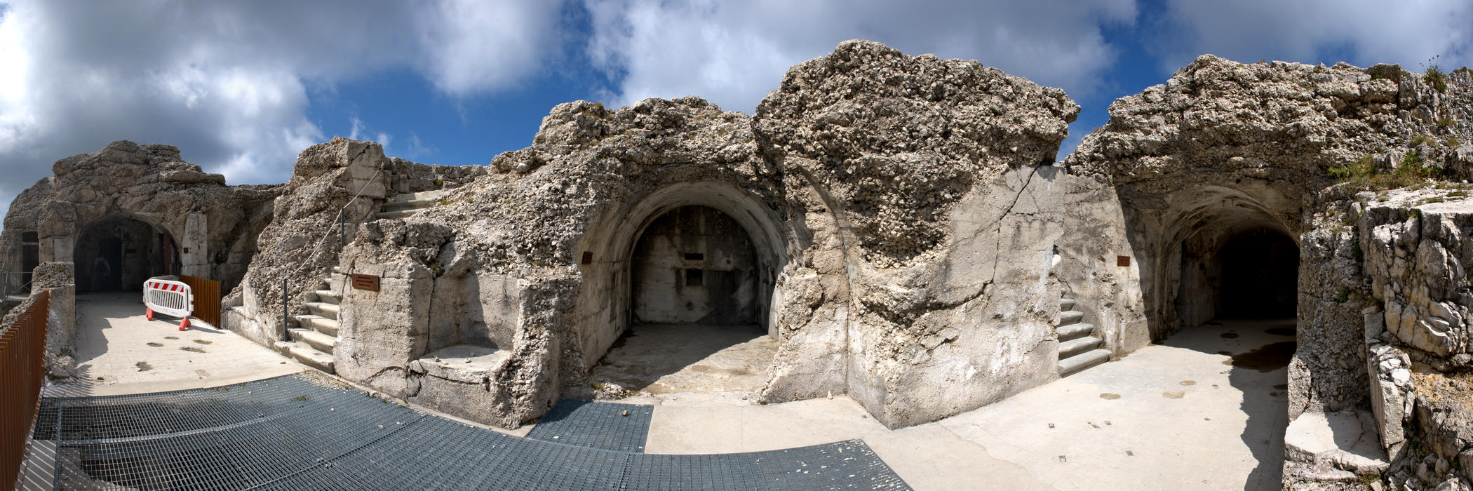 ex Forte di Cima Verena - fotografia panoramica