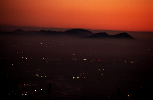 foto tramonto Rubbio