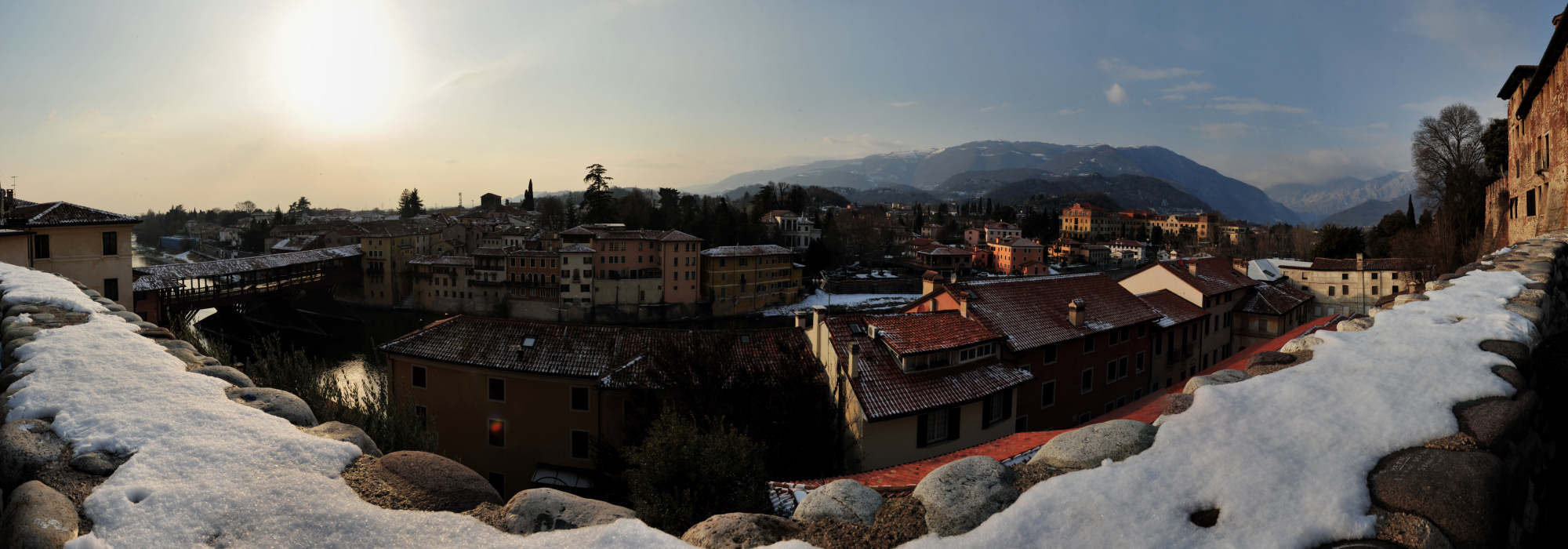 Bassano del Grappa, Ponte degli Alpini, fiume Brenta