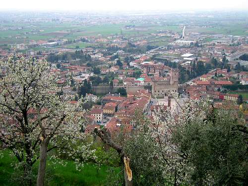 Marostica - sentiero dei Carmini al Castello Superiore