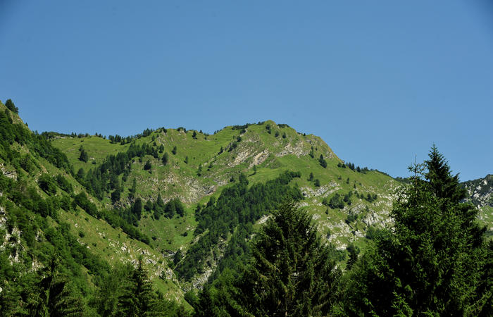 Rifugio Furio Bianchet al Pian dei Gat in Val Vescovà nel versante nord del monte Schiara, Parco Nazionale Dolomiti Bellunesi