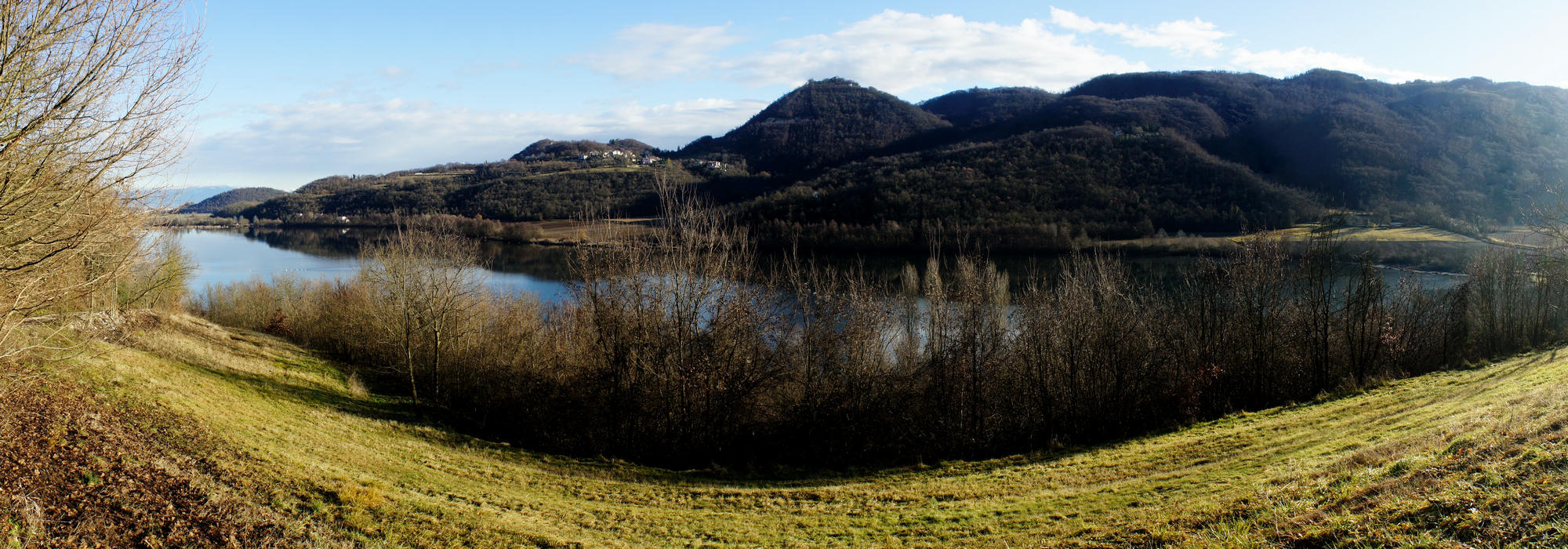 il Lago di Fimon dal sentiero per Lapio, Arcugnano, Monti Berici