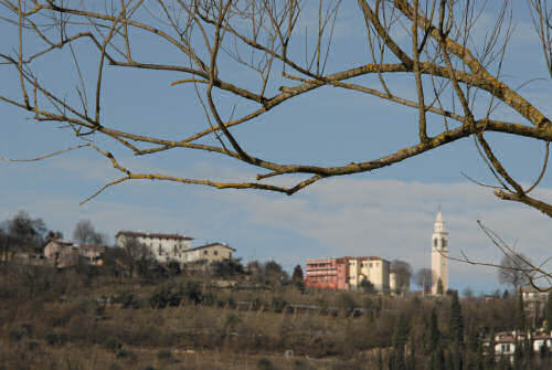 foto invernali al lago di Fimon, nei Colli Berici