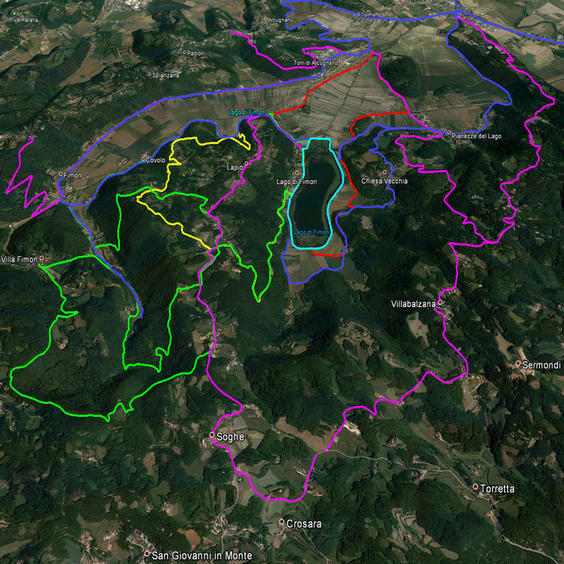 Arcugnano e la valle di Fimon - cicloturismo e passeggiate