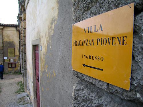 Villa Fracanzan Piovene a Orgiano nei Colli Berici