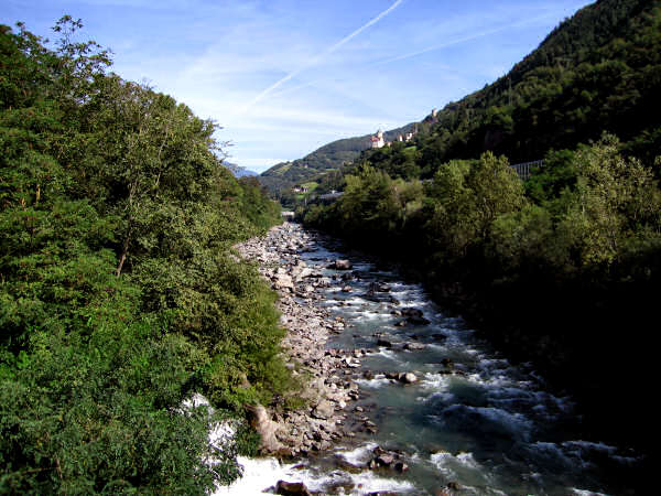 Valle Isarco nei pressi di Ponte Gardena