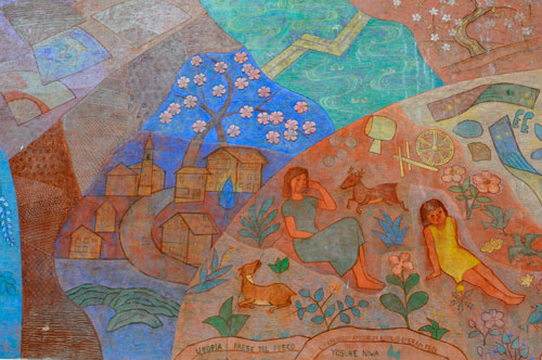 Murales di Cibiana - J.Niva - Too Ghen Kio
