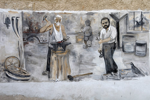 Murales di Cibiana - R.Galuppo - la Fusina