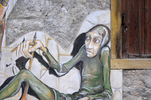 Murales di Cibiana - W.Pregnolato - Vecia