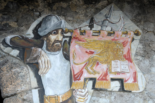 Murales di Cibiana - W.Pregnolato - l'Alviano