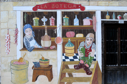 Murales di Cibiana - B.Doria - la botega