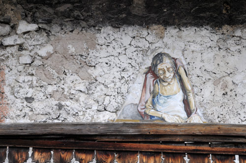 Murales di Cibiana - W.Pregnolato - Vecia