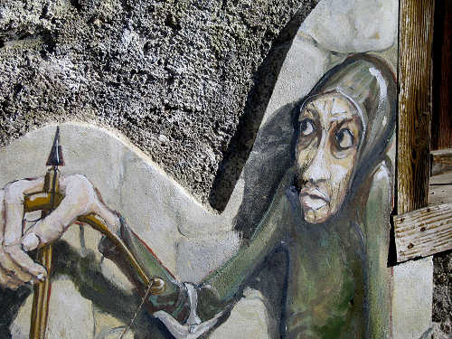 Cibiana di Cadore, i murales di Cibiana