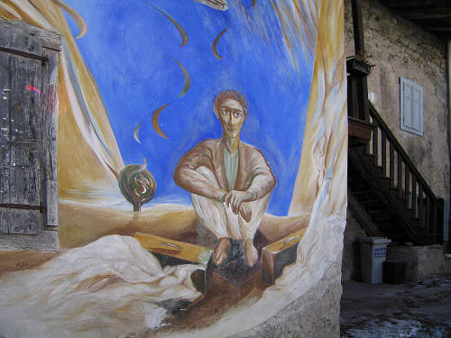 Cibiana di Cadore, i murales di Cibiana