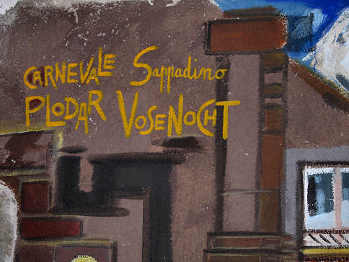 maschere del carnevale di Sappada