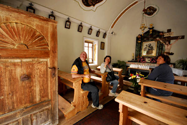 contrade e chiesette a Sappada Plodn