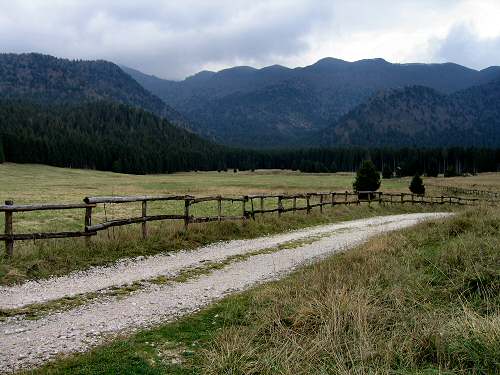 autunno in Valmenera nella Piana del Cansiglio