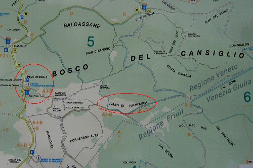 autunno in Valmenera nella Piana del Cansiglio