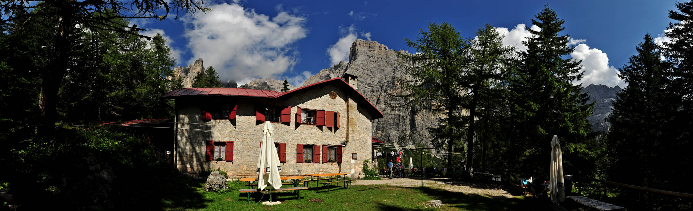 rifugio Vazzoler in Civetta, Dolomiti