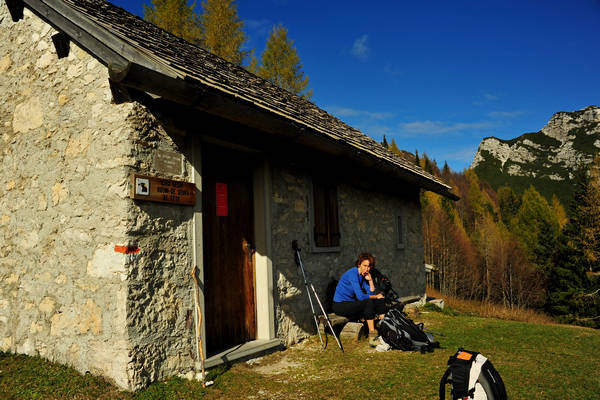 escursione in Val Zemola, Cava Buscada casera Bedin rifugio Maniago al Duranno