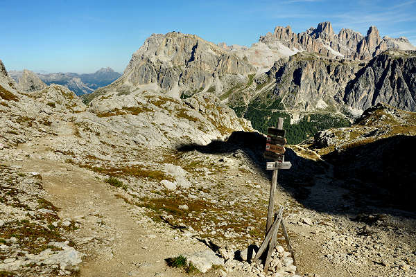 escursuibe Falzarego, Averau, Nuvolau, Cinque Torri