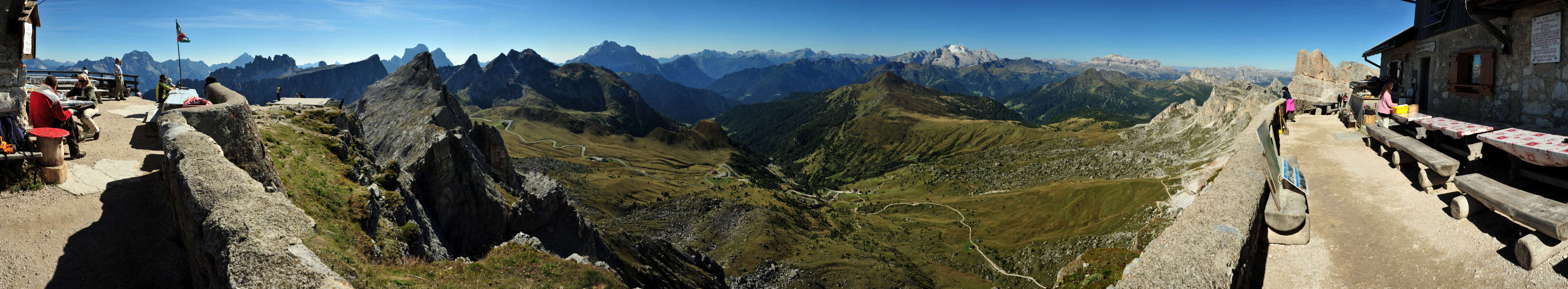 Dolomiti, rifugio Nuvolau