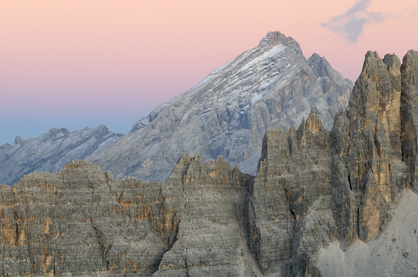 Dolomiti, fotografie panoramiche dal rifugio Nuvolau