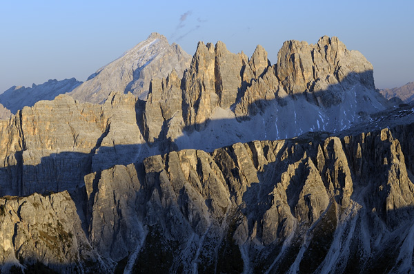 Dolomiti, fotografie panoramiche dal rifugio Nuvolau