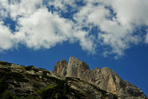 lago di Fedaia e ghiacciaio della Marmolada