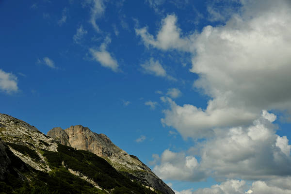 lago di Fedaia e ghiacciaio della Marmolada