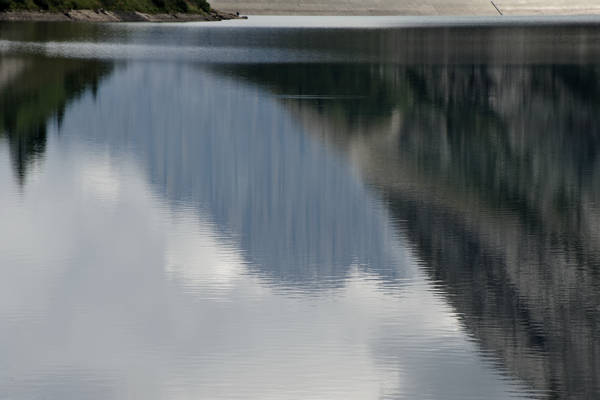 lago di Fedaia e ghiacciaio della Marmolada