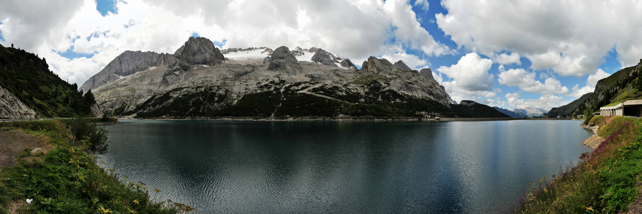 lago Fedaia, ghiacciaio della Marmolada