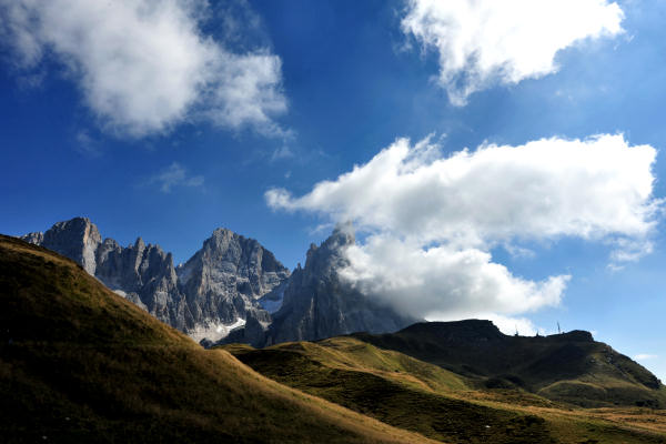 Trekking del Cristo Pensante, passo Rolle