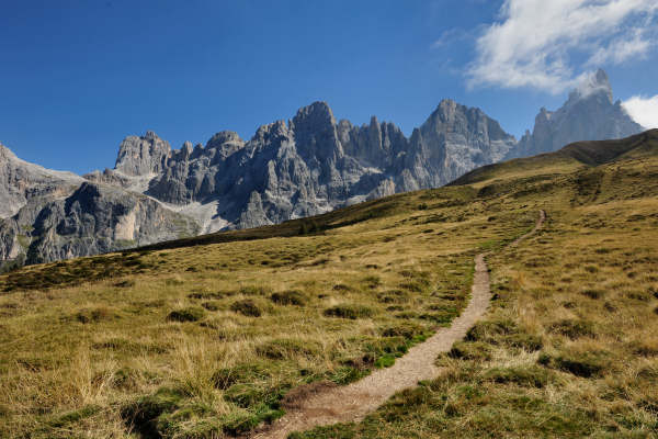 Trekking del Cristo Pensante, passo Rolle