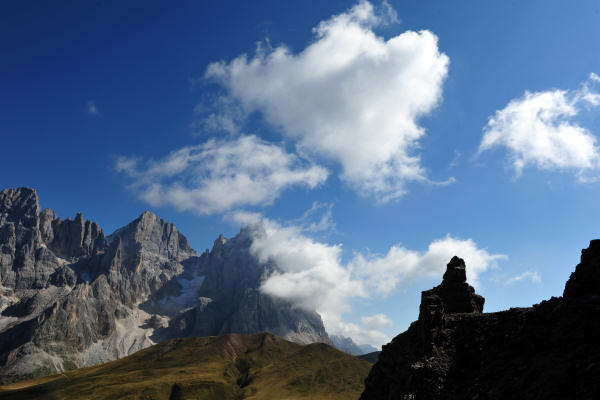 Trekking del Cristo Pensante, passo Rolle