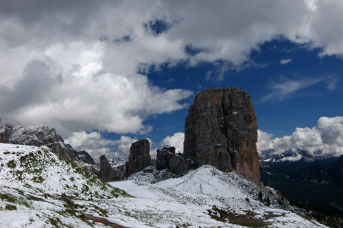 Cinque Torri dal rifugio Averau - Cortina d'Ampezzo, Dolomiti