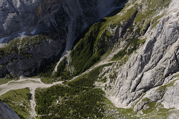 Marmolada - dalla stazione funivia di Punta Rocca