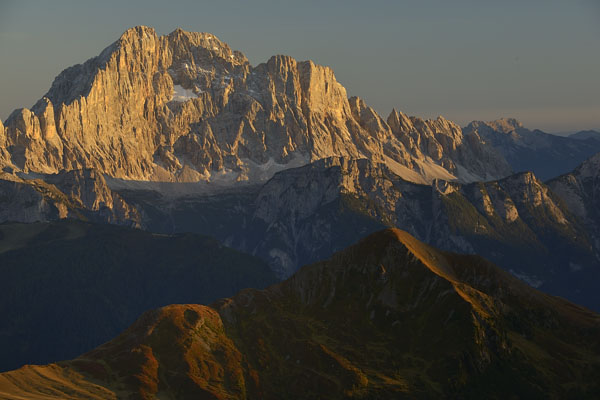 foto alba tramonto nelle Dolomiti dal Lagazuoi Piccolo