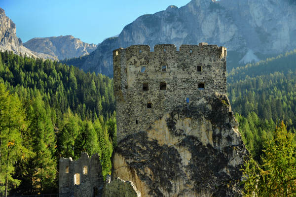 Dolomiti Col Di Lana Escursione Castello Di Andraz Coston Castello Cima Col Di Lana Dente Del Sief Cima Sief Sella Sief Val Federe Castello Sentiero Teriol Ladin Arabba Livinallongo Del Col Di