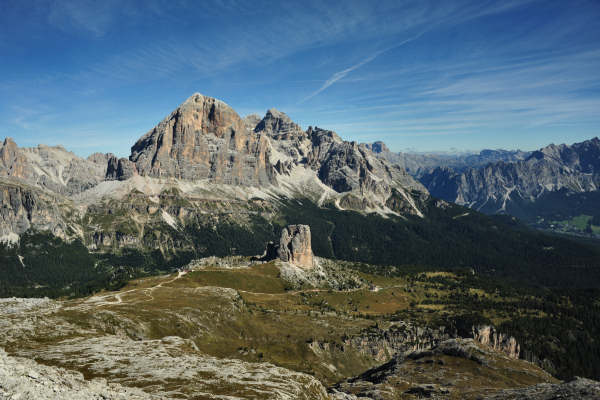 escursuibe Falzarego, Averau, Nuvolau, Cinque Torri
