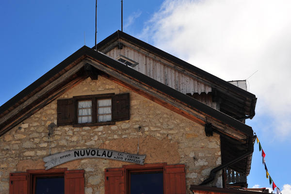 dai pressi del rifugio Nuvolau panorama sulle Dolomiti