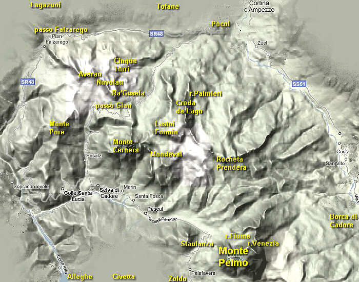 Dolomiti, gruppo del Pelmo settore Giau