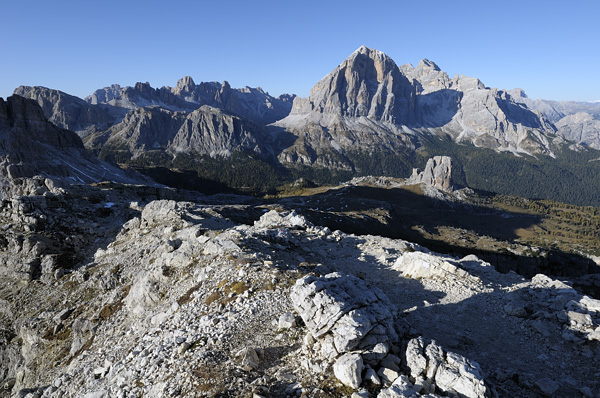 Dolomiti, fotografie panoramiche dal rifugio Nuvolau
