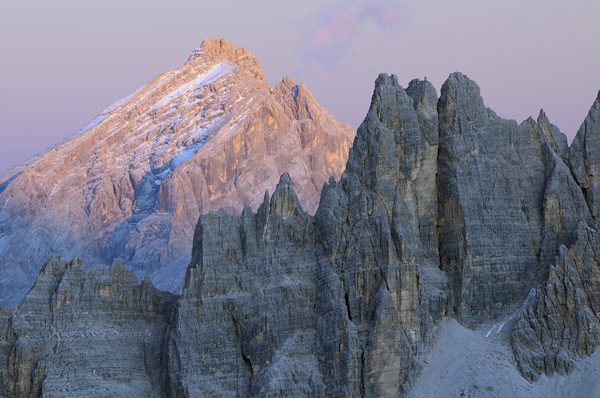 Dolomiti, fotografie panoramiche dal rifugio Nuvolau