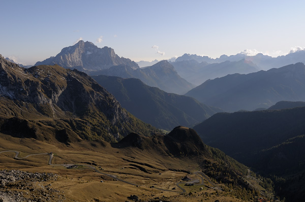 Dolomiti, fotografie panoramiche dal rifugio Nuvolau