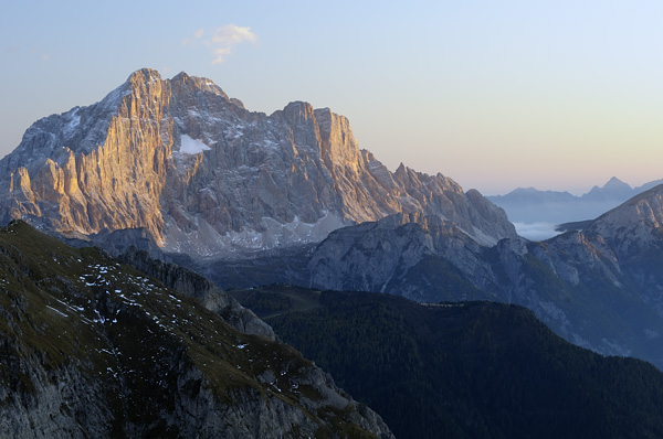 Dolomiti, fotografie panoramiche dal rifugio Nuvolau