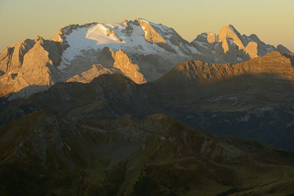 foto alba tramonto nelle Dolomiti dal Lagazuoi Piccolo