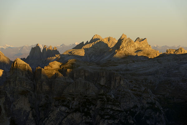 foto alba tramonto nelle Dolomiti dal Lagazuoi Piccolo